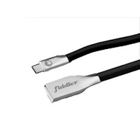 CABLE PLANO MICRO USB 2.0A ANDROID MOBIL / TABLET- NEGRO